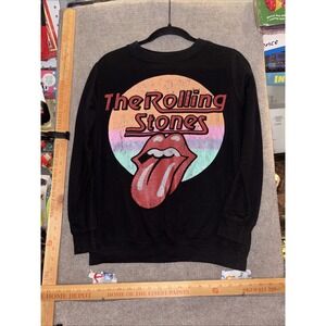 The Rolling Stones Women's Graphic Sweater - Black Size Small